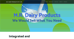 Desktop Screenshot of mrdairyproducts.com