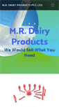 Mobile Screenshot of mrdairyproducts.com